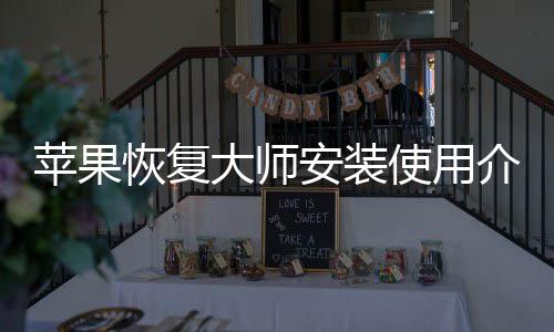 恢复大师安装苹果使用介绍